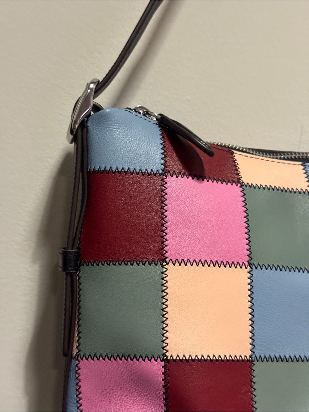 Coachtopia Alter Ego in Multicolor Patchwork Shoulder Bag - Picture 4 of 11
